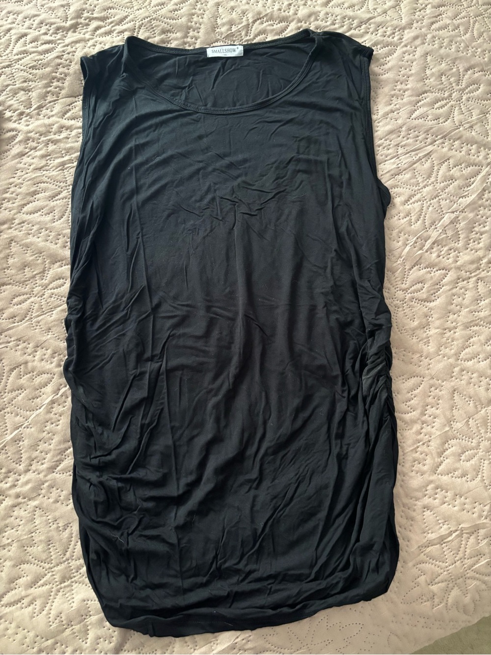 Sleeveless Black Tank Top by Smallshow - Classic Women's Layering Tee